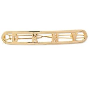 DKNY Gold-Tone Logo Hair Barrette, Brand New with tags⭐️